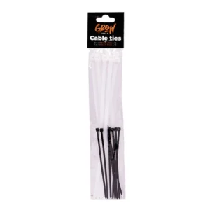 Grow Tools Cable Ties 10x 2.4mm x 100mm 10x 4.8mm x 200mm